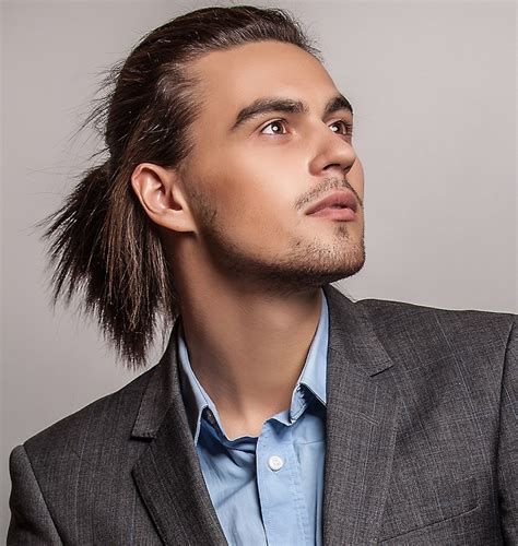 classy long hairstyles|2 inch long hair men.